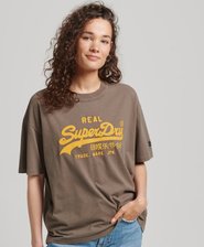 T-shirt con taglio ampio Vintage Logo