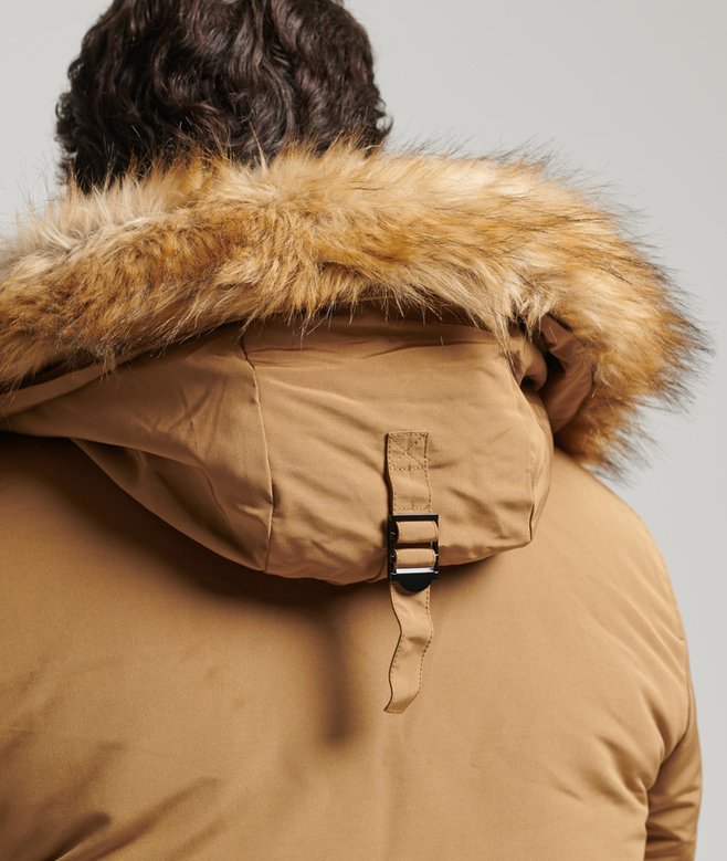 Hooded Everest Faux Fur Parka