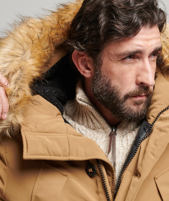 Hooded Everest Faux Fur Parka