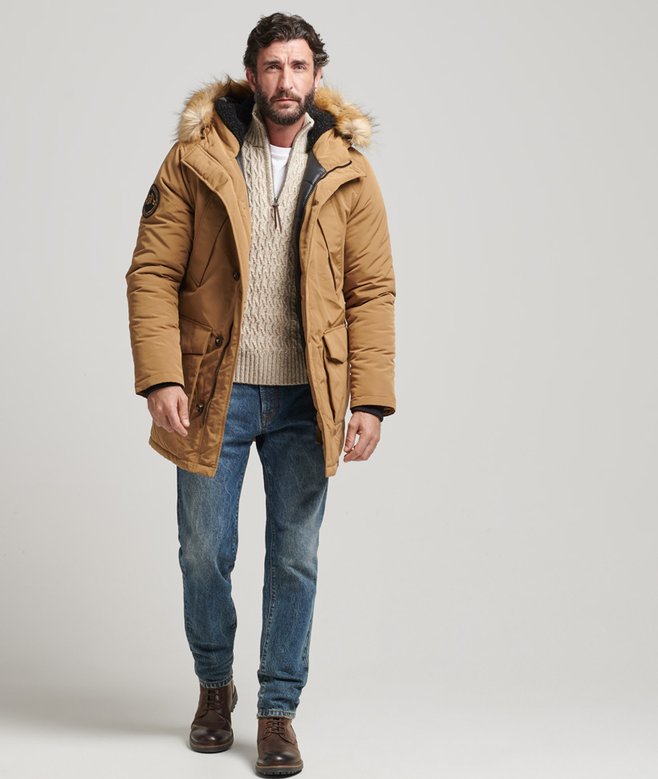 Hooded Everest Faux Fur Parka
