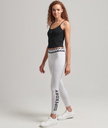 Elastic Logo Graphic Leggings Image 5