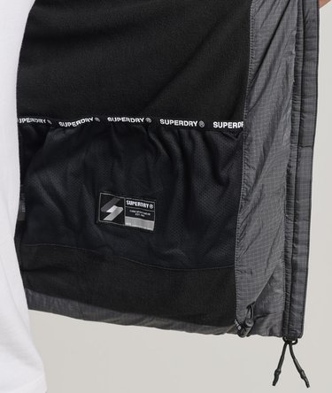 Non Hooded Sports Puffer Jacket Image 6