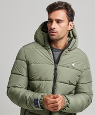 Giacca imbottita con cappuccio Sports
