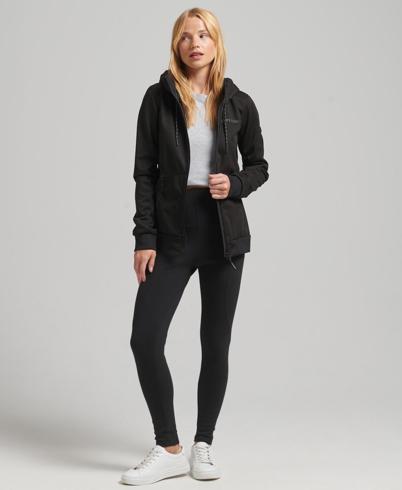 Softshell Jacket Tech womens Tech Softshell Jacket in Black | Superdry UK