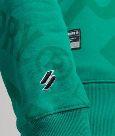 Unisex Core Logo All Over Print Crew Sweatshirt Image 3