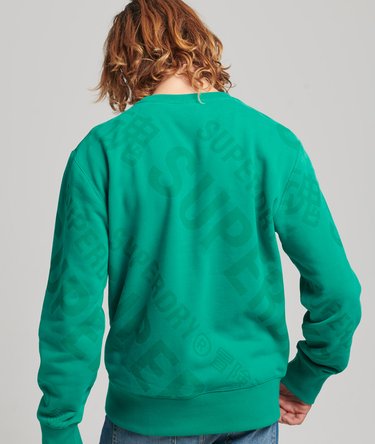 Unisex Core Logo All Over Print Crew Sweatshirt Image 2
