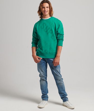 Unisex Core Logo All Over Print Crew Sweatshirt Image 5