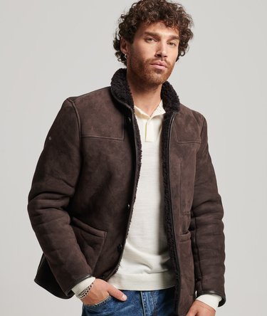 Shearling Deck Jacke mit Lammfellfutter Image 1