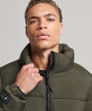 Non Hooded Sports Puffer Jacket