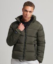 Non Hooded Sports Puffer Jacket