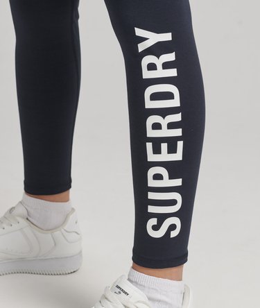 Elastic Logo Graphic Leggings Image 3