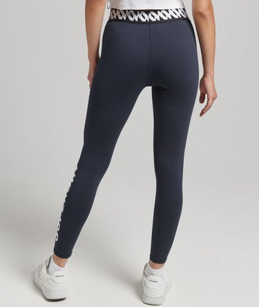 Elastic Logo Graphic Leggings Image 2
