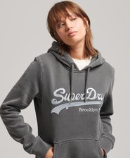 Glitzer-Hoodie mit Grafiklogo
