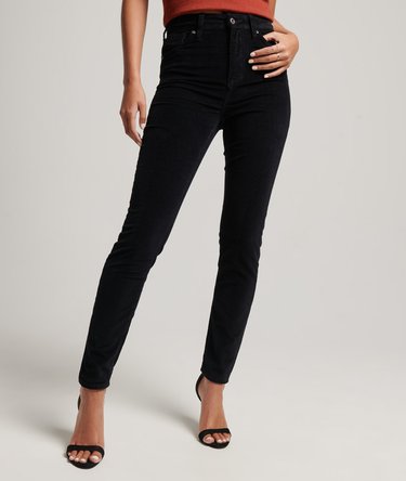R&ouml;hrenjeans aus Cord mit hohem Bund Image 1