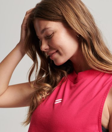 Train Longline Mock Neck Tank Top Image 3