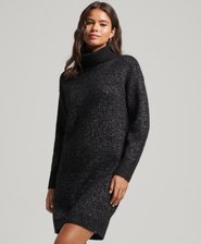 Knitted Roll Neck Jumper Dress