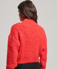 Pointelle Cable Knit Jumper