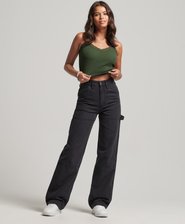 Wide Leg Carpenter Pants