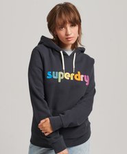Embroidered Rainbow Logo Hoodie