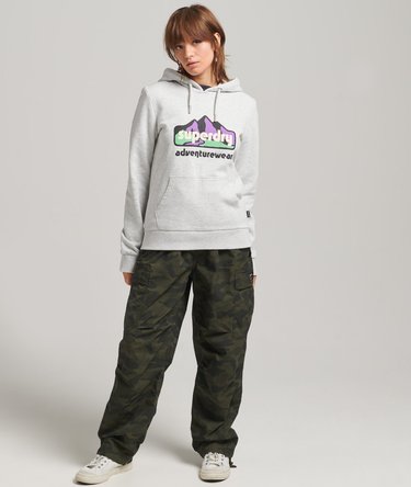 90s Terrain Graphic Hoodie Image 5