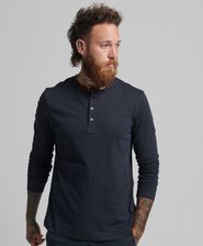 Long Sleeve Jersey Henley Top