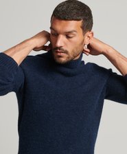 Alpaca Chunky Roll Neck Jumper