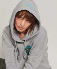 Sudadera con capucha y parches Nostalgia