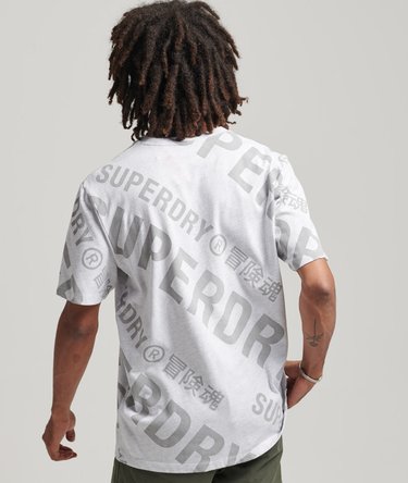 Core Logo T-shirt met all-overprint Image 2