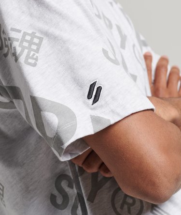 Core Logo T-shirt met all-overprint Image 3