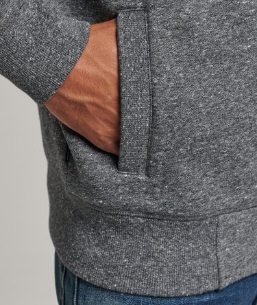 Chaqueta de chándal de algodón orgánico con logotipo Vintage Image 3