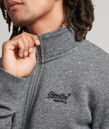 Chaqueta de chándal de algodón orgánico con logotipo Vintage Image 2