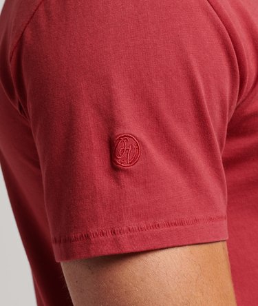 Vintageinspireret Workwear T-shirt i &oslash;kologisk bomuld med lomme Image 3