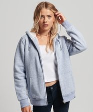 Essential Borg Lined Zip Hoodie