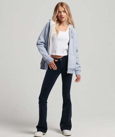 Essential Borg Lined Zip Hoodie Image 4