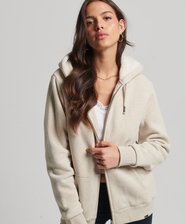 Essential Borg Lined Zip Hoodie