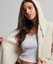 Essential Borg Lined Zip Hoodie