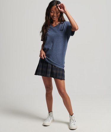 Organic Cotton Loose Fit Classic V-Neck T-Shirt Image 3