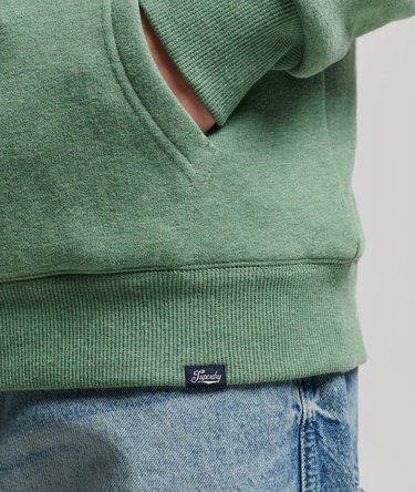 Sweat à capuche zippé et doublé en peau lainée Image 5