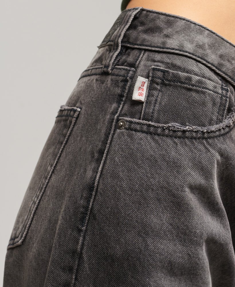 Superdry Baggy Jean ブラック 30 Acne Studios - 2023F Super Baggy Fit Jeans in Black