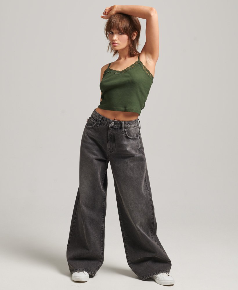 Superdry Baggy Jean ブラック 30 womens Baggy Jeans in Walcot Black | Superdry US