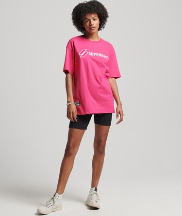 T-shirt ample avec logo appliqué Image 4