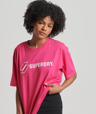 T-shirt ample avec logo appliqué Image 1