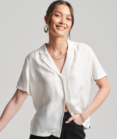 Short Sleeve Cupro Shirt Image 1