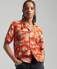 Chemise Vintage &agrave; col &agrave; revers