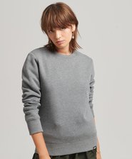 Essential Rundhals-Sweatshirt aus Bio-Baumwolle und Logo