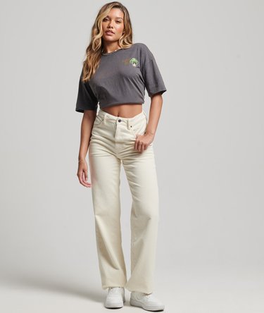 90s Logo Patch Loose Fit T-Shirt Image 5