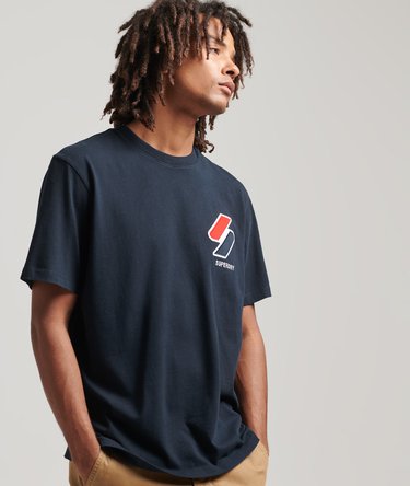 Klassisches T-Shirt mit Applikation Image 1