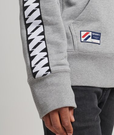 Hoodie mit Zierstreifen und S-Logo Image 5