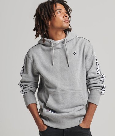 Hoodie mit Zierstreifen und S-Logo Image 1