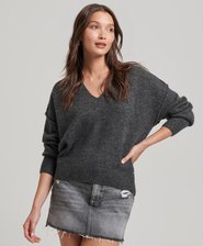 Oversized V Neck Jumper